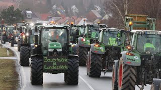 Nach Bauernprotesten nimmt Regierung einige AgrarKürzungen zurück [upl. by Ylehsa]