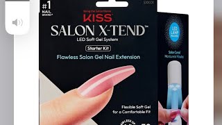 Kiss Nail Review Extended Salon Kit [upl. by Justine]