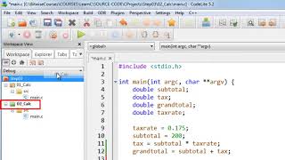 005 Introduction to CodeLiteWelcome to the course C programming [upl. by Mirilla]