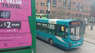 Transdev Aireline 60 Leeds to Shipley Then Keighley Wright Eclipse Gemini Volvo B7TL 2757 PJ05 ZWD [upl. by Edgard989]