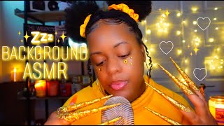 calming background ASMR to study sleep relax work read amp game to 💛🤫✨no talking 💛✨ [upl. by Rachaba]