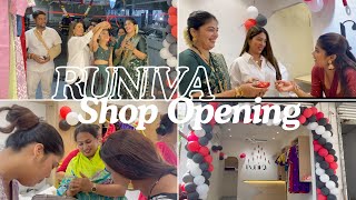 Our New Shop Opening 🥰  Riniva  Runiva  Riva Patil [upl. by Radec]