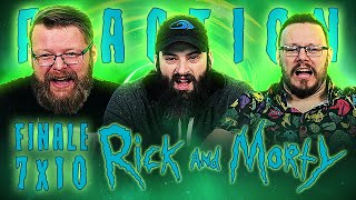 Rick and Morty 7x10 FINALE REACTION quotFear No Mortquot [upl. by Eybbob806]