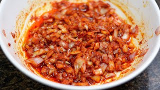 सिंहगडावरील जेवणाची चव वाढवणारी कांद्याची झणझणीत चटणी  Onion Chutney Recipe in marathi [upl. by Breban]