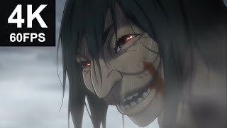 Levi vs Aberrant Titan  Shingeki No Kyojin OVA 4K 60FPS [upl. by Isola]