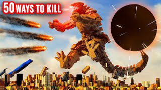 50 Ways to Kill MECHAGODZILLA 😱 Teardown [upl. by Nednyl464]