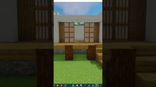 I build Windows like a Japanese style for my new houseminecraft trending gaming viral shorts [upl. by Aciram]