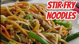 Stir Fry Noodles [upl. by Iclek]