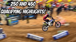 Glendale Supercross 450 Qualifying Highlights  Roczen Anderson Jett Lawrence amp More [upl. by Alahcim675]