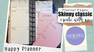 DIY Pages for your Skinny CLASSIC  Frankenplanner  Happy Planner [upl. by Sacha]