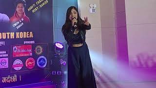 Junkiri  Asmita Adhikari Live Concert Singing South Korea 2024 asmitaadhikari [upl. by Jangro962]