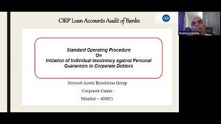 Workshop  CIRP Audit and Liquidation Audit in Banks Part I [upl. by Dougal]