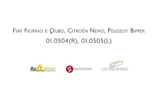 Tutorial Alzacristalli F Fiorino e Qubo C Nemo P Bipper  010504R010505L  Ac Rolcar [upl. by Tobin]