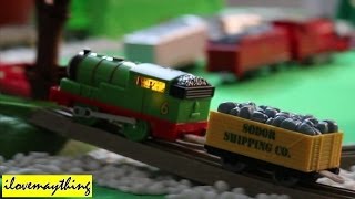 Thomas Trackmaster Motorized Engine  LightUp PERCY Toy Train [upl. by Nerland386]