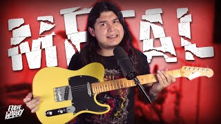 ¿SE PUEDE TOCAR METAL EN UNA TELECASTER [upl. by Ynoble455]