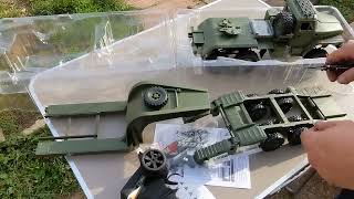 Unboxing the new wpl B363 transporter 116 RC military truck wplB363newwpl transporter116 [upl. by Ysdnil]