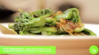 Bok Choy Curly Kale amp Broccolini with Oyster and Tamari Sauce [upl. by Qooraf]