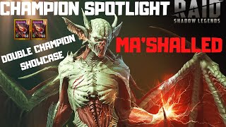 Champion Spotlight MaShalled Double I Raid Shadow Legends [upl. by Ettenig]