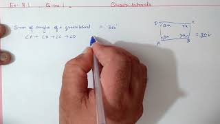 Chapter8 Ex81 Q1 Quadrilaterals  Ncert Maths Class 9  Cbse [upl. by Jerrie]