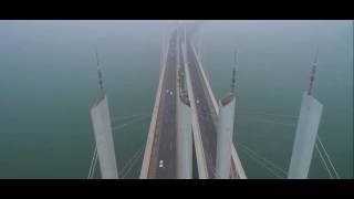 Jiaozhou Bay Bridge in Qingdao China the most beautiful in the world [upl. by Binnings]