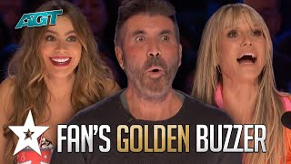 AMERICAS GOT TALENT FAN GOLDEN BUZZER What AUDITION Will Get The Fans Golden Buzzer [upl. by Monarski]