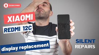 XIAOMI Redmi 12C  Screen repair  Display replacement  Repair video [upl. by Anohsal]