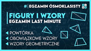 WSZYSTKIE FIGURY I WZORY 📐 Kompletne przypomnienie ✅️  Egzamin Ósmoklasisty 2025 [upl. by Ijuy]