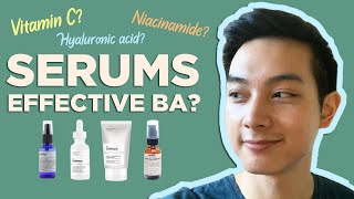 BEST SERUMS NIACINAMIDE VIT C HYALURONIC ACID  Effective ba My Personal Experience  Jan Angelo [upl. by Wernda]