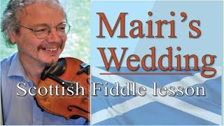 Mairis Wedding fiddle lesson [upl. by Bullough]