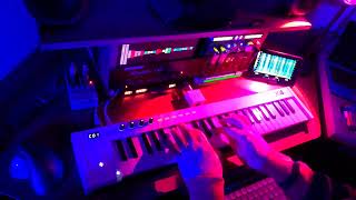 Ambient Electronic Session  Hike of stars  Midiplus X4mini PreSonus iTwo  Supertecladoscom [upl. by Whitson54]