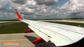 Southwest Airlines Taxi and Takeoff Southwest Florida Intl [upl. by Sokram113]