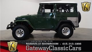 1969 Toyota Landcruiser FJ40  Gateway Classic Cars of Nashville 110 [upl. by Arral]