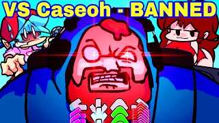 Friday Night Funkin CASEOH ATE BOYFRIEND ft caseoh  BANNED CASEOH ONESHOT FNF Mod [upl. by Marissa]