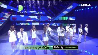 SBS인기가요 스페셜 스테이지  비스트  포미닛  지나 20110807 [upl. by Nomelihp]