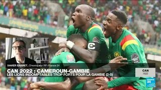 CAN2022  Le Cameroun de TokoEkambi trop fort pour la Gambie 20 • FRANCE 24 [upl. by Freiman]