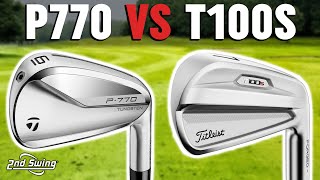 TaylorMade P770 vs Titleist T100S  Golf Irons Comparison [upl. by Derfnam388]