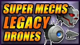 Super mechs LEGACY DRONES  From 2017 [upl. by Lange]