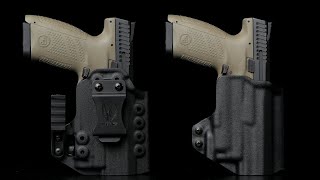 Best Holster for CZ P10CF w Olight Baldr Mini  IWB and OWB [upl. by Einhorn]