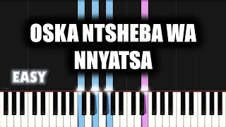 Joyous Celebration  Oska Ntsheba Wa Nnyatsa  EASY PIANO TUTORIAL by SA Gospel Piano [upl. by Rotow]