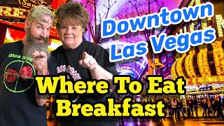 Where To Go For Breakfast Downtown Las Vegas Siegels 1941 [upl. by Enerod295]