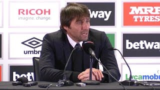 West Ham 10 Chelsea  Antonio Conte Post Match Press Conference  Premier League WHUCHE [upl. by Gilman172]