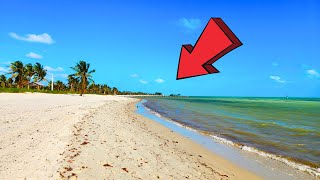 Smathers Beach Key West Florida Walking Tour 2023 [upl. by Zzabahs]