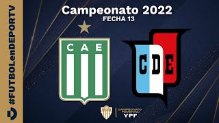 Excursionistas vs Deportivo Español  Fecha 13  Primera División  Campeonato Femenino YPF 2022 [upl. by Metzgar]