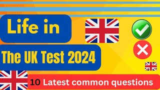 Most common questions life in the uk test 2024 lifeinuk​ [upl. by Anais24]