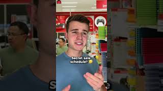 Target Secret Sale Schedule 💸📆 savemoney target targetfinds [upl. by Tnomal]