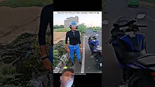 Rt15 vs Duke motovlog shorts trendingshorts rider crash cutegirlrection [upl. by Larkin]