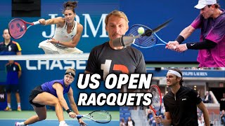 US Open Semis Predictions and Racquets  Fritz Tiafoe Pegula Navarro [upl. by Suelo100]