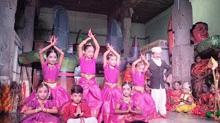 Odi Vilayadu Pappa song Bharadhanatyam bharathiyarsong kandasasti kidsdance murugantemple [upl. by Nagah40]