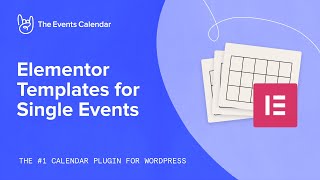 Elementor Templates for Single Events [upl. by Iharas106]