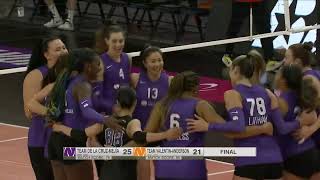 AU Pro Volleyball Game 3 Set Winner from Brittany Abercrombie [upl. by Niven]